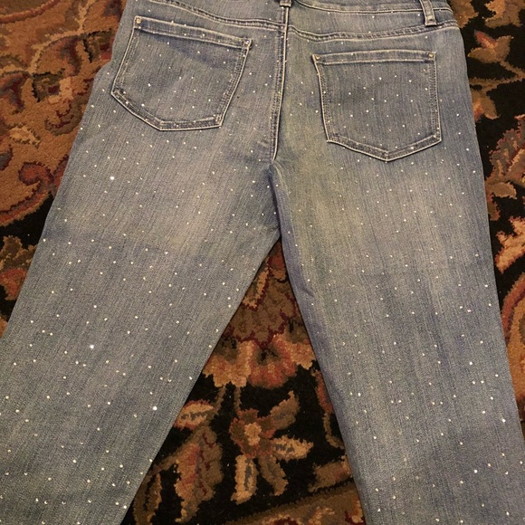 Cache Rhinestone cropped jeans - Picture 7 of 8